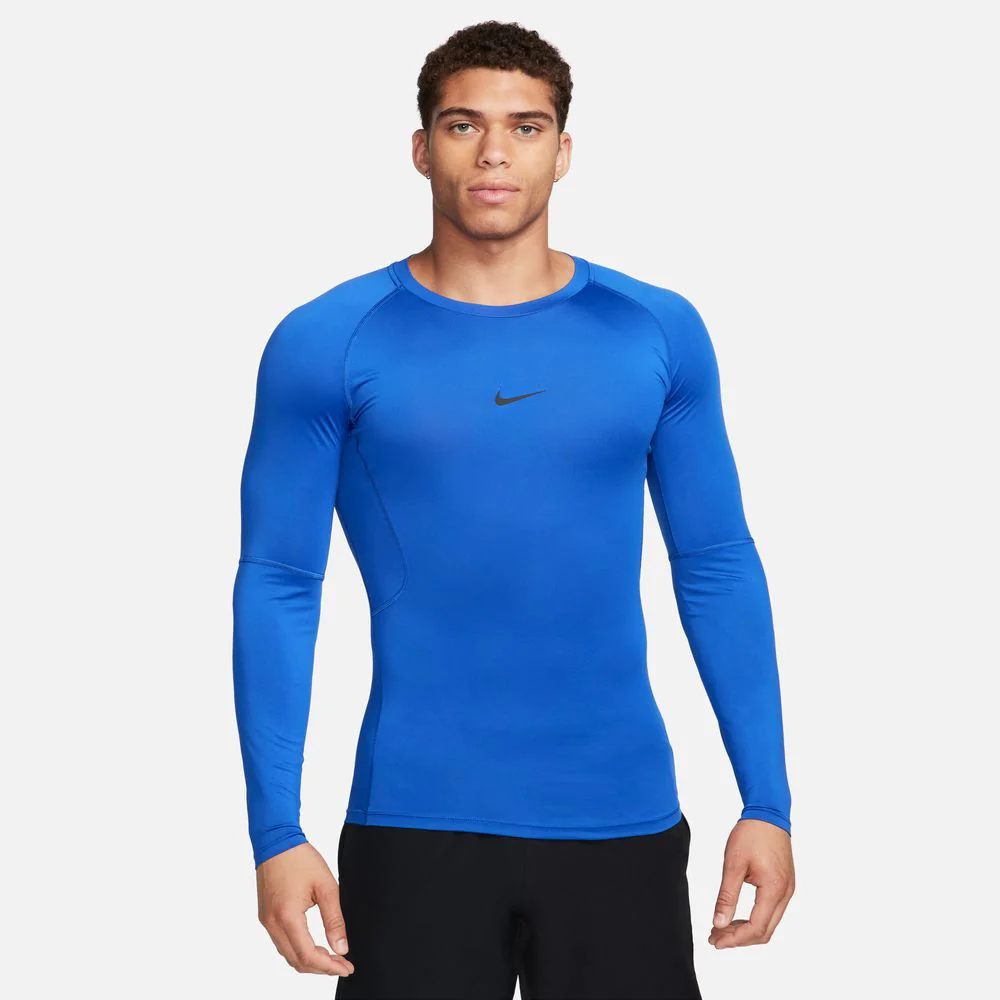 Nike Pro Men's Dri-FIT Tight Long-Sleeve Fitness Top - Image 3