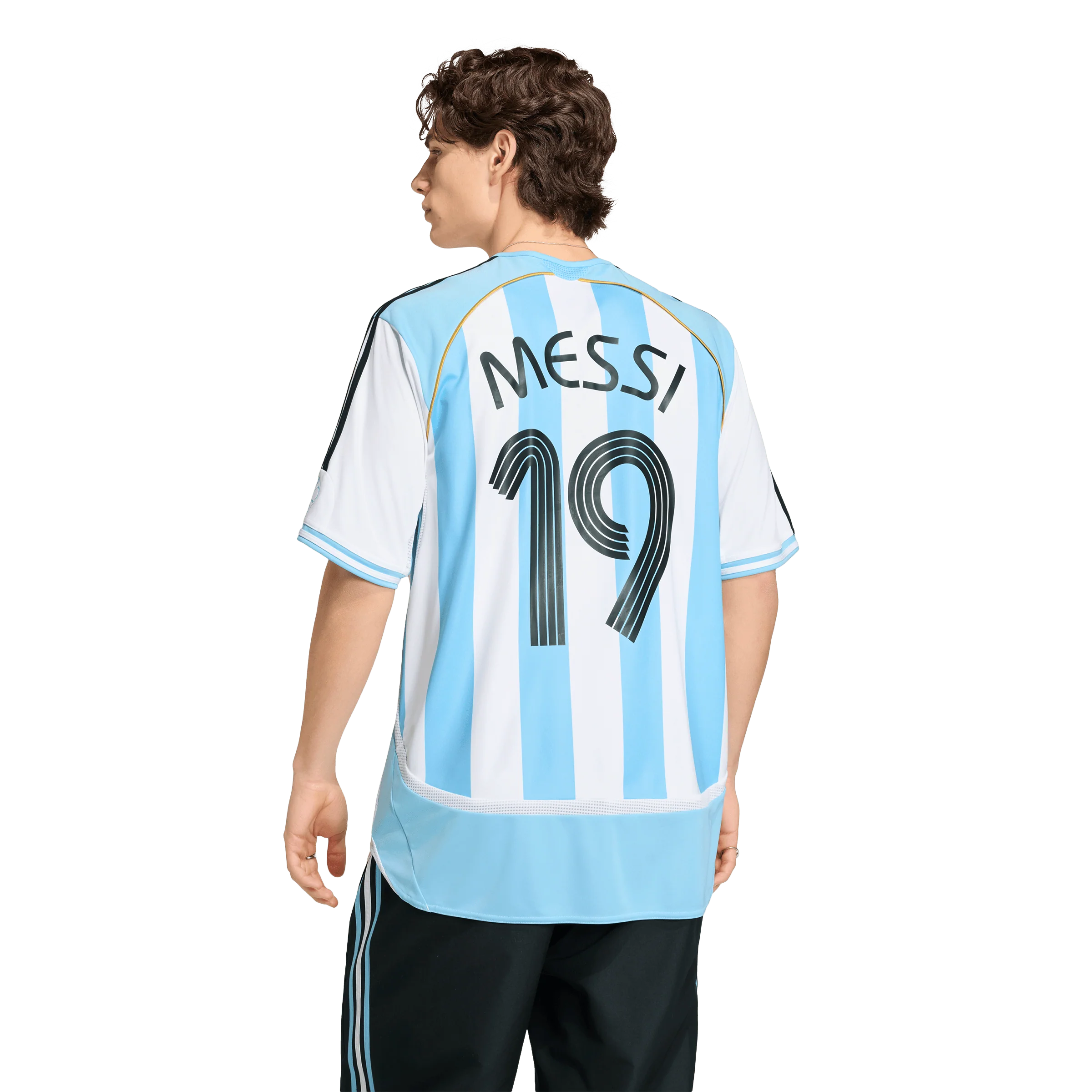 Adidas Argentina 2006 Messi Home Bringback Jersey - Image 4
