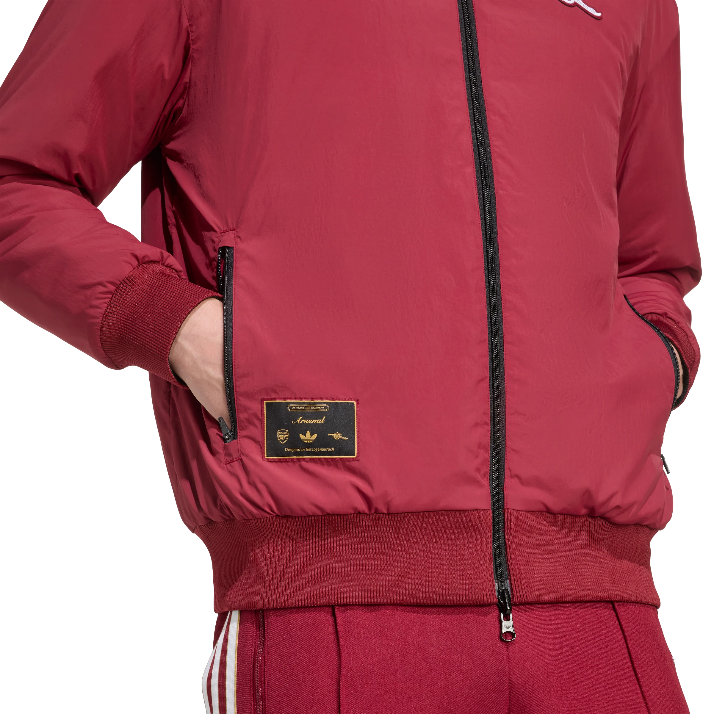 Adidas Arsenal 2025/26 Reversible Terrace Icons Jacket - Image 6