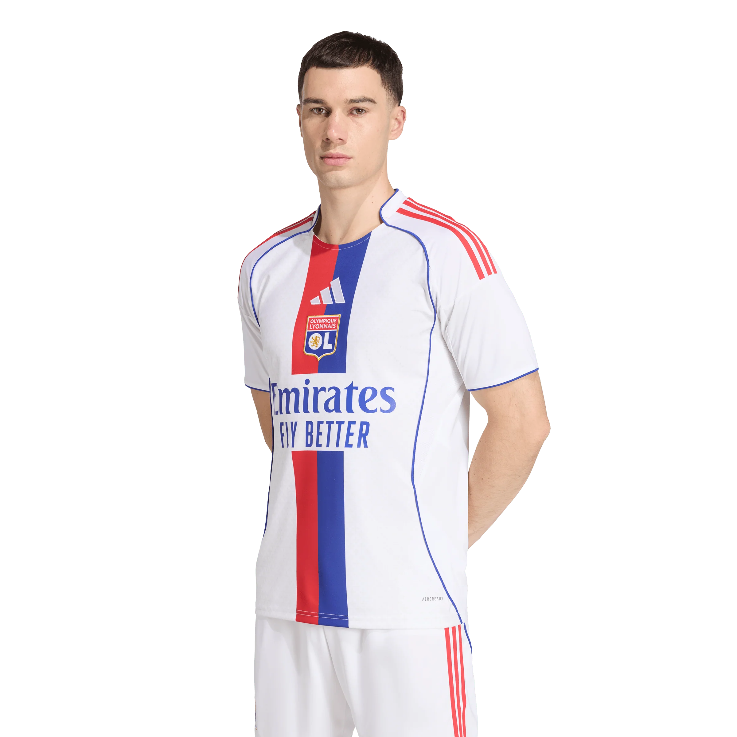 Adidas Olympique Lyonnais 2025/26 Home Jersey - Image 3
