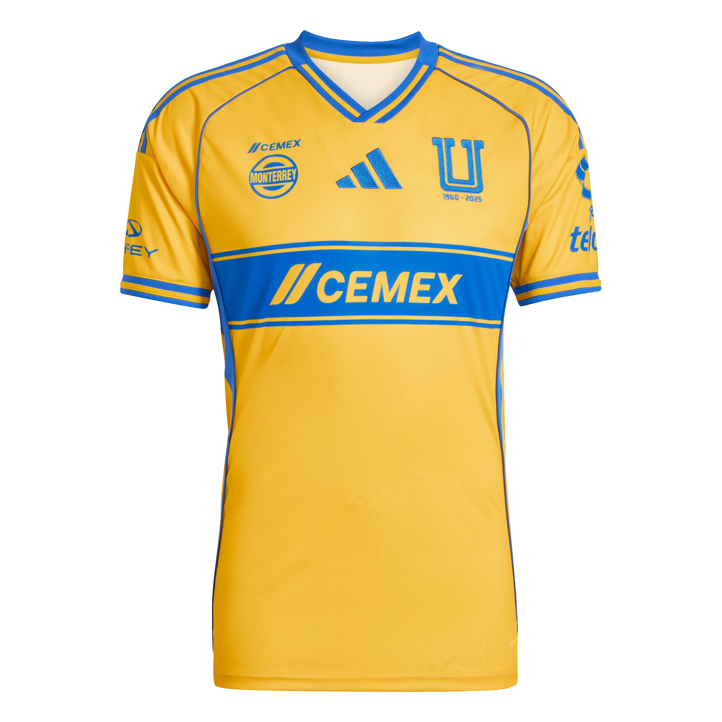 Adidas Tigres UANL 2025/26 Home Jersey