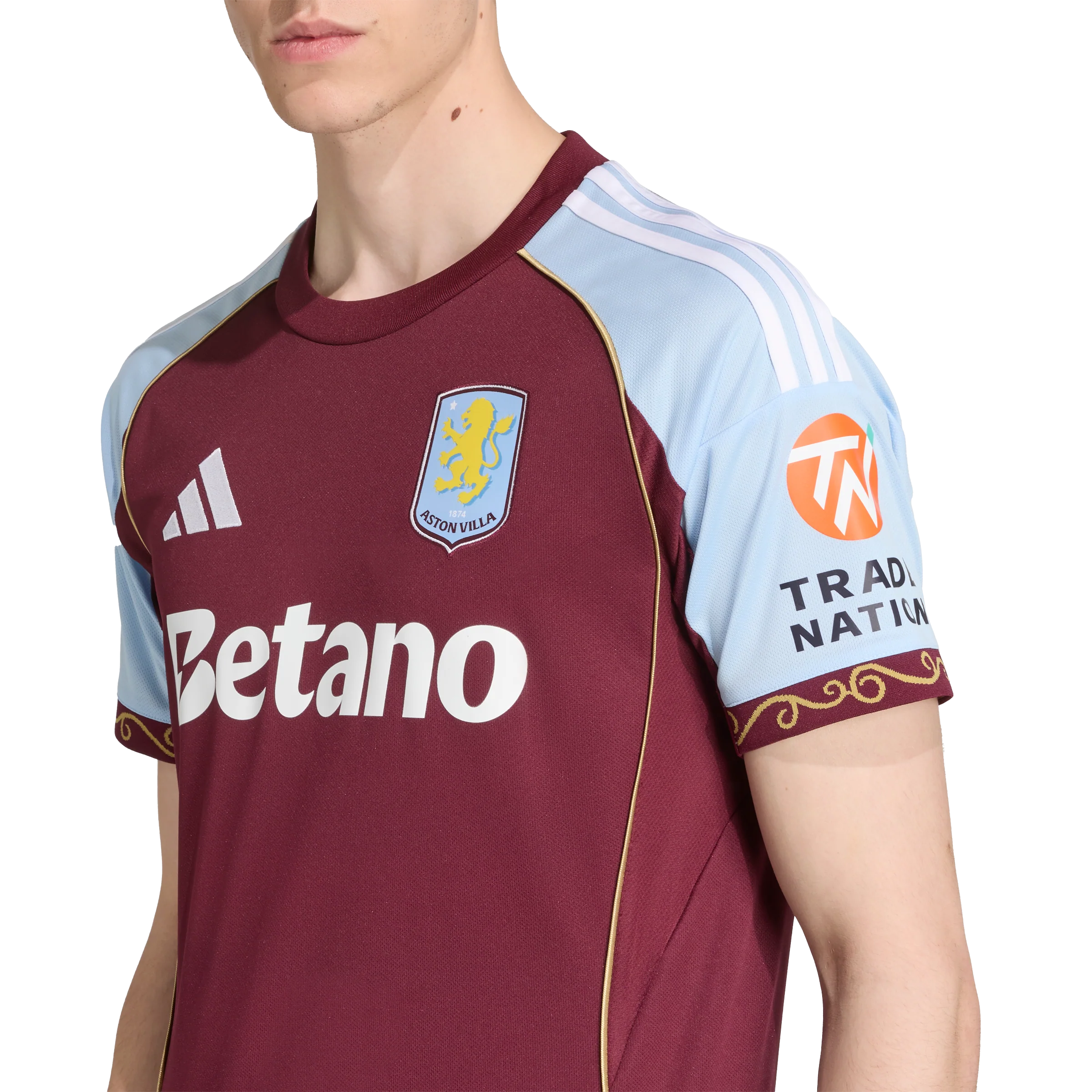 Adidas Aston Villa F.C. 2025/26 Home Jersey - Image 7