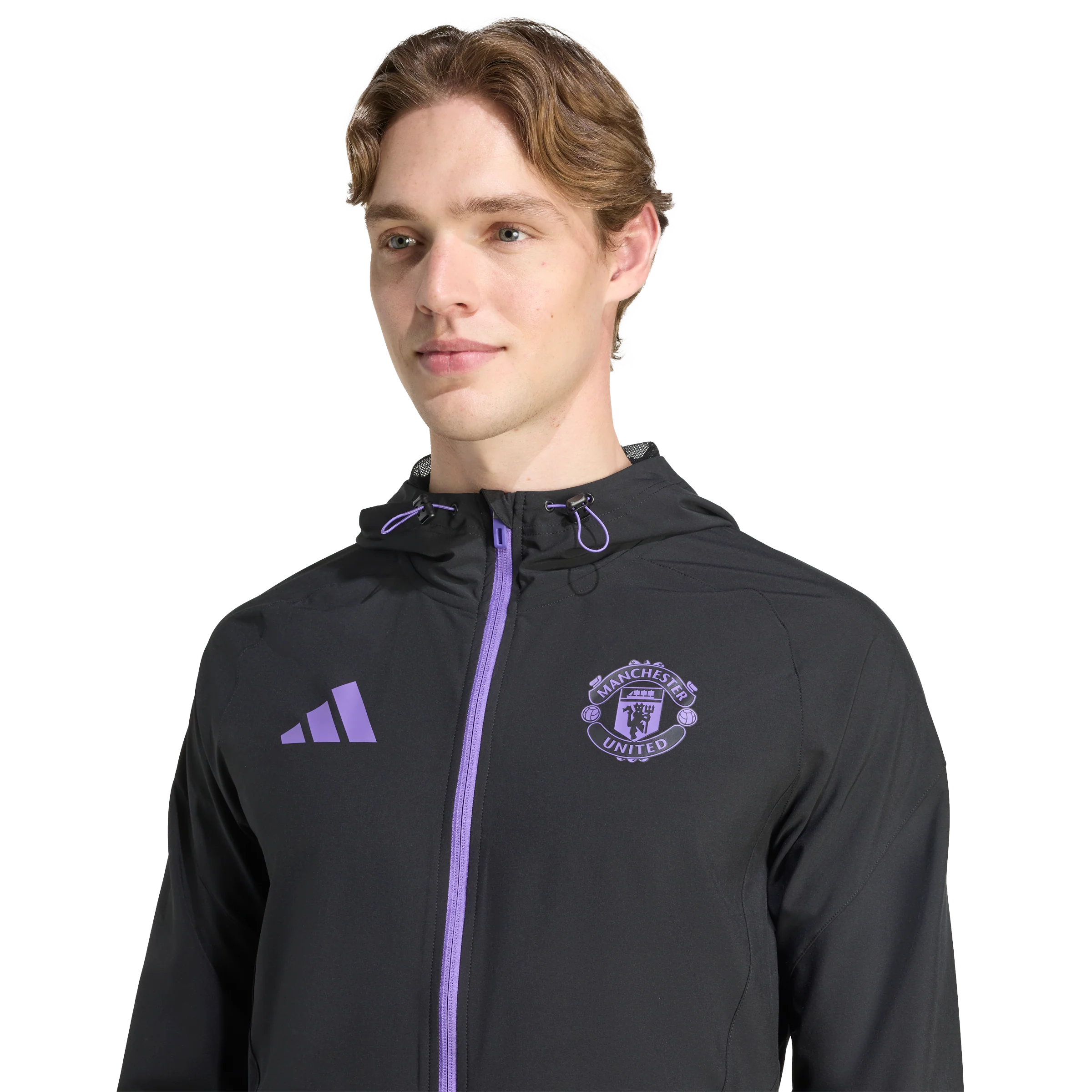 Adidas Manchester United 2025 Vis Tech Travel Jacket - Image 5