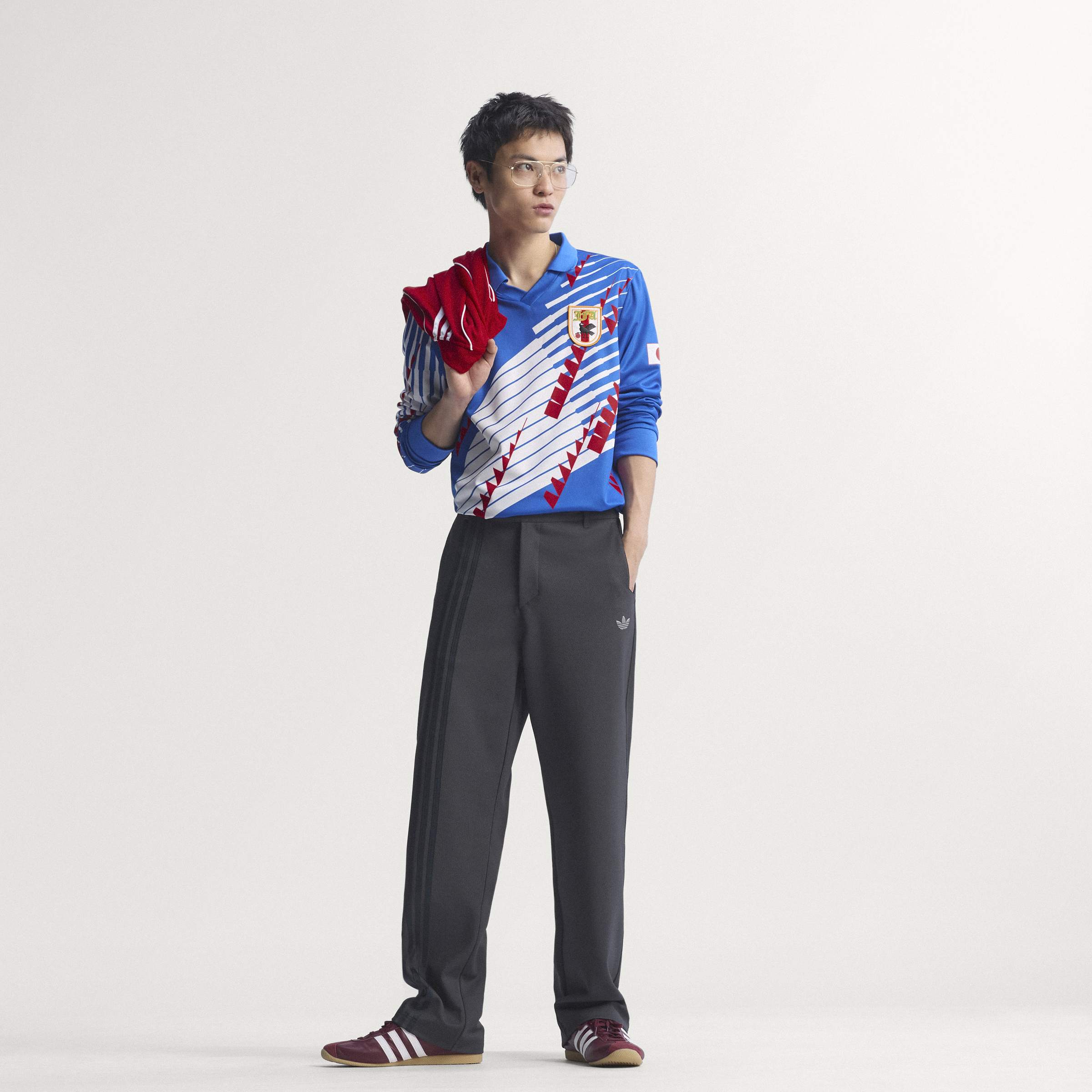 Adidas Japan 1993 Bringback Long-Sleeve Home Jersey - Image 5