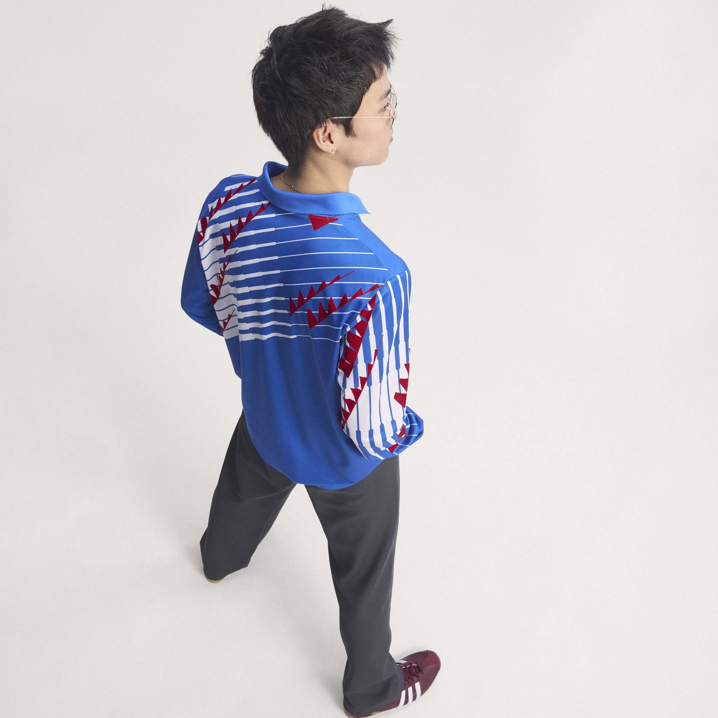 Adidas Japan 1993 Bringback Long-Sleeve Home Jersey - Image 8