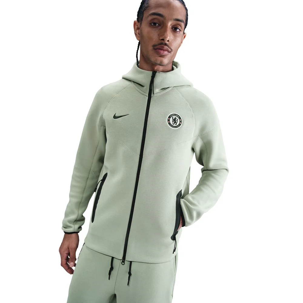 Nike Chelsea FC 2025/26 Full-Zip Tech Fleece Windrunner Hoodie - Image 3