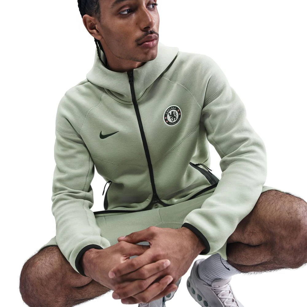 Nike Chelsea FC 2025/26 Full-Zip Tech Fleece Windrunner Hoodie - Image 5