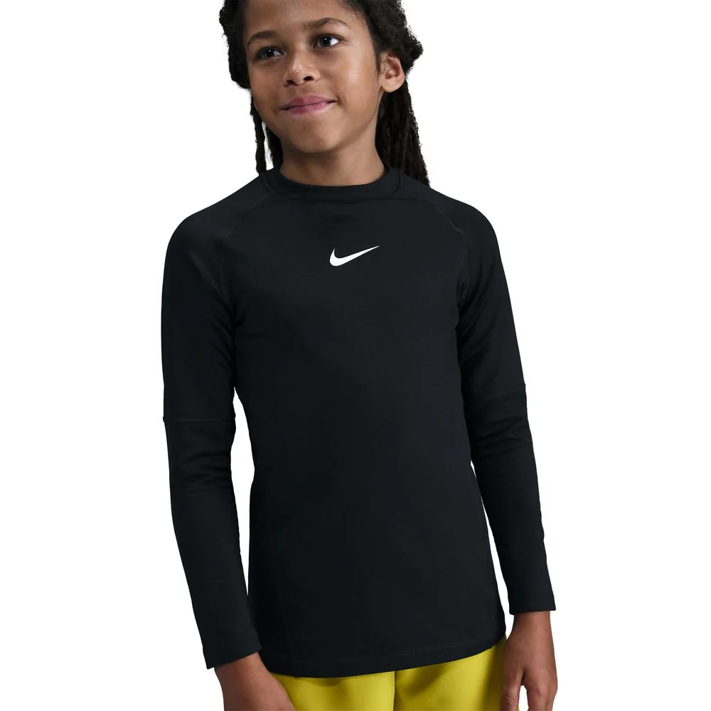 Nike Youth Pro Long-Sleeve Warm Crew Top - Image 4